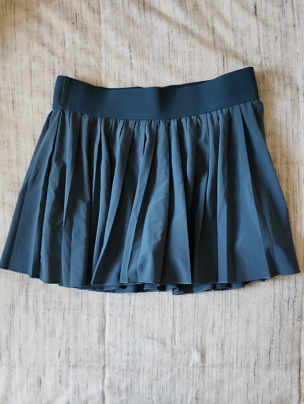 Aritzia Pleated Mini/Tennis Skirt With Shorts Teal Blue SM/Small